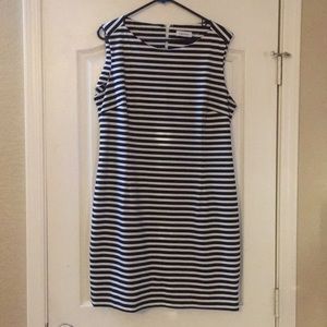 Black and white Calvin Klein dress